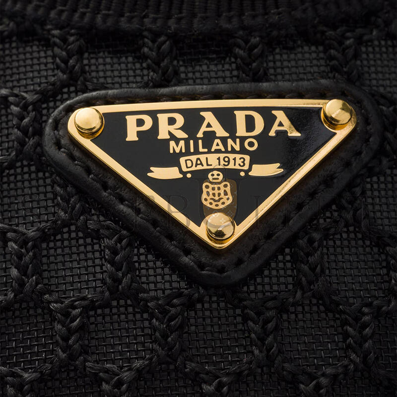PRADA LOW HEEL MESH FABRIC BALLERINAS 1I324O